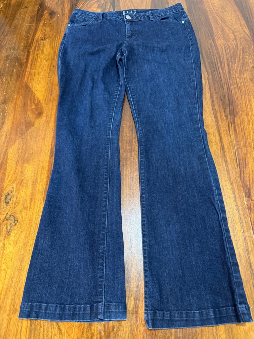 Elle Classic Dark Indigo Flare Jeans for Women